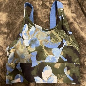 Aerie flower sports bra
